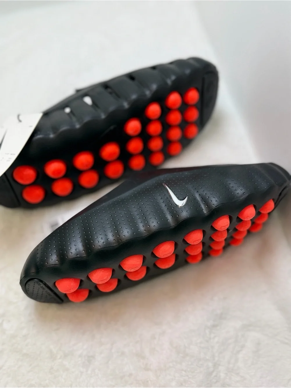Nike Men's Slip-On Sneakers — Black & Red